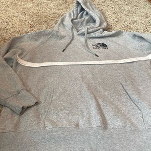 North face hoodie xl grey